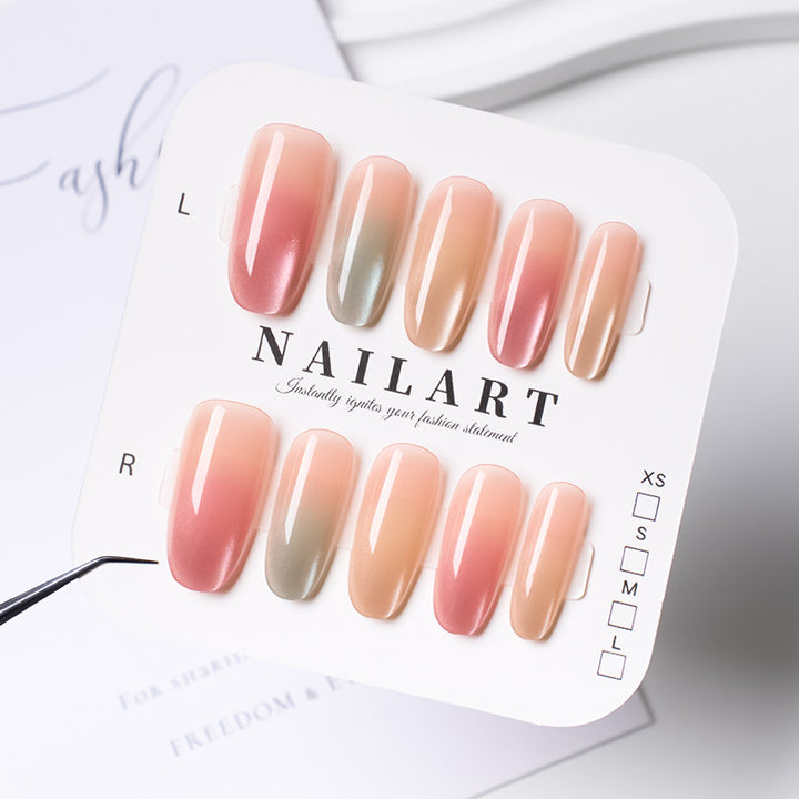 Ombre Gradient Press-On Nails Kalsten
