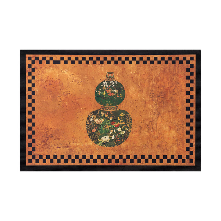 Artistic Elephant-Themed Welcome Mat Kalsten