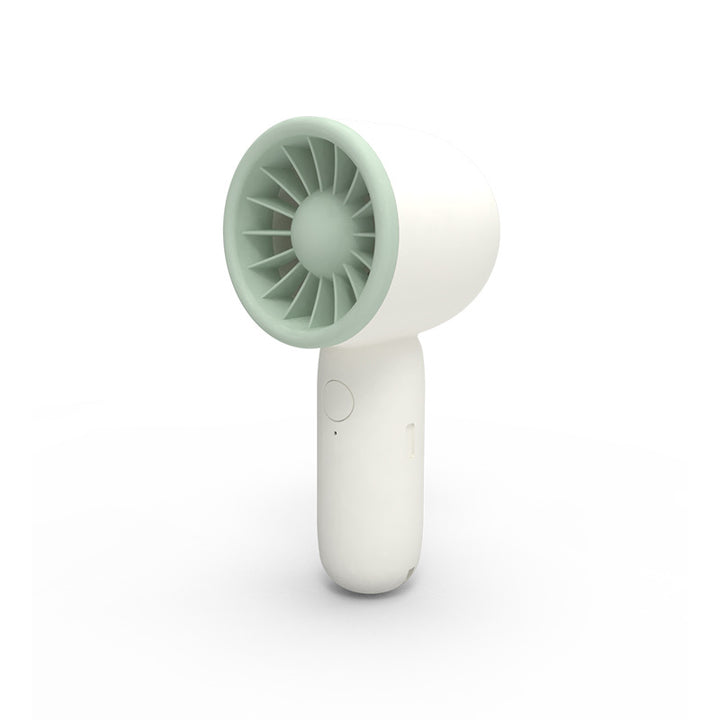Unisex mini compact pocket fan with rechargeable battery, one-button operation and quiet DC motor Kalsten