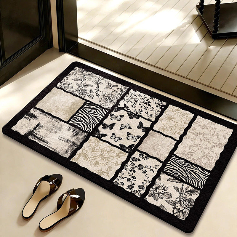 Artistic Nature-Themed Area Rug