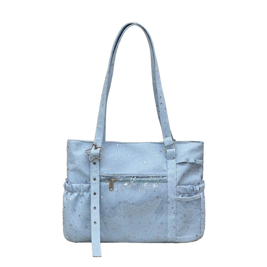 Star-Embellished Utility Tote