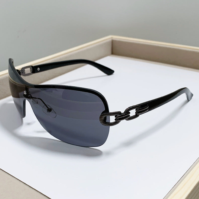 Unisex Chic Shield Sunglasses Kalsten