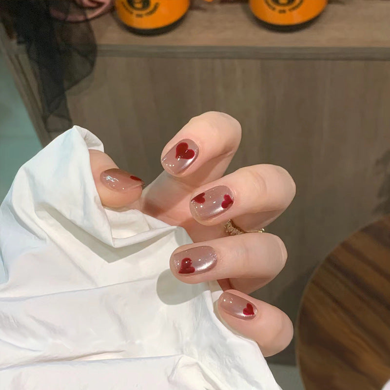 Premium Glossy Almond-Shaped Press-On Nails Kalsten 1789388672
