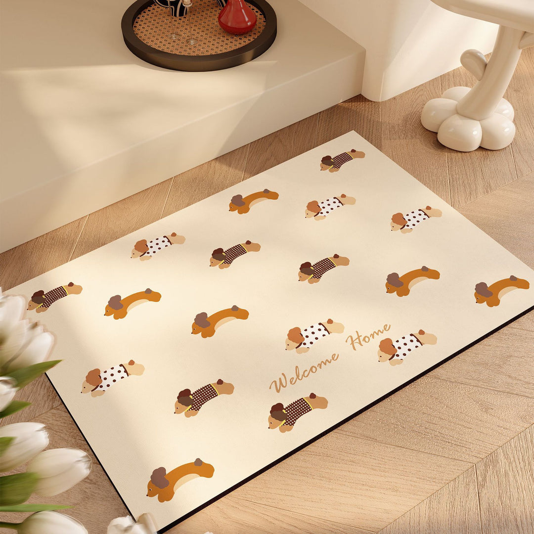 Cute Cartoon Animal Bath Mat Kalsten