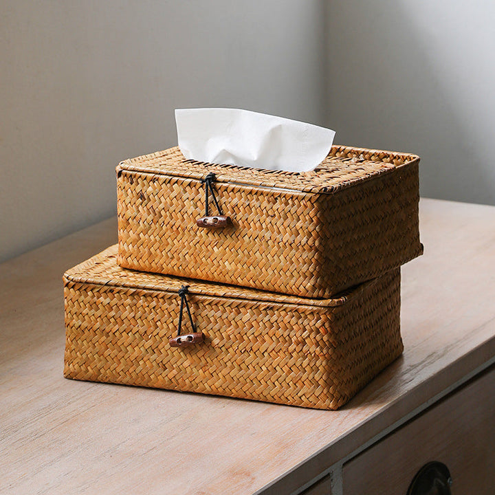 Artisan Woven Storage Box with Dividers Kalsten
