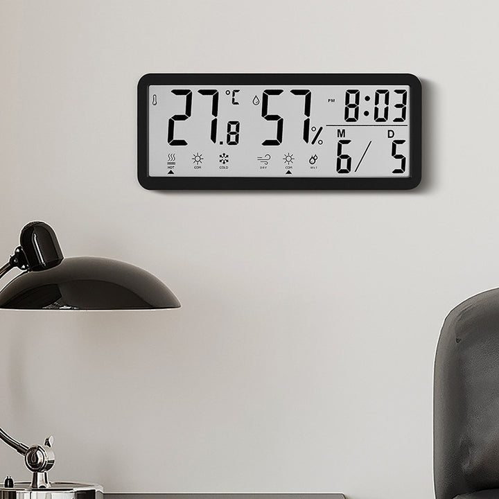Digital multifunction weather alarm clock with hygrometer and temperature display Kalsten