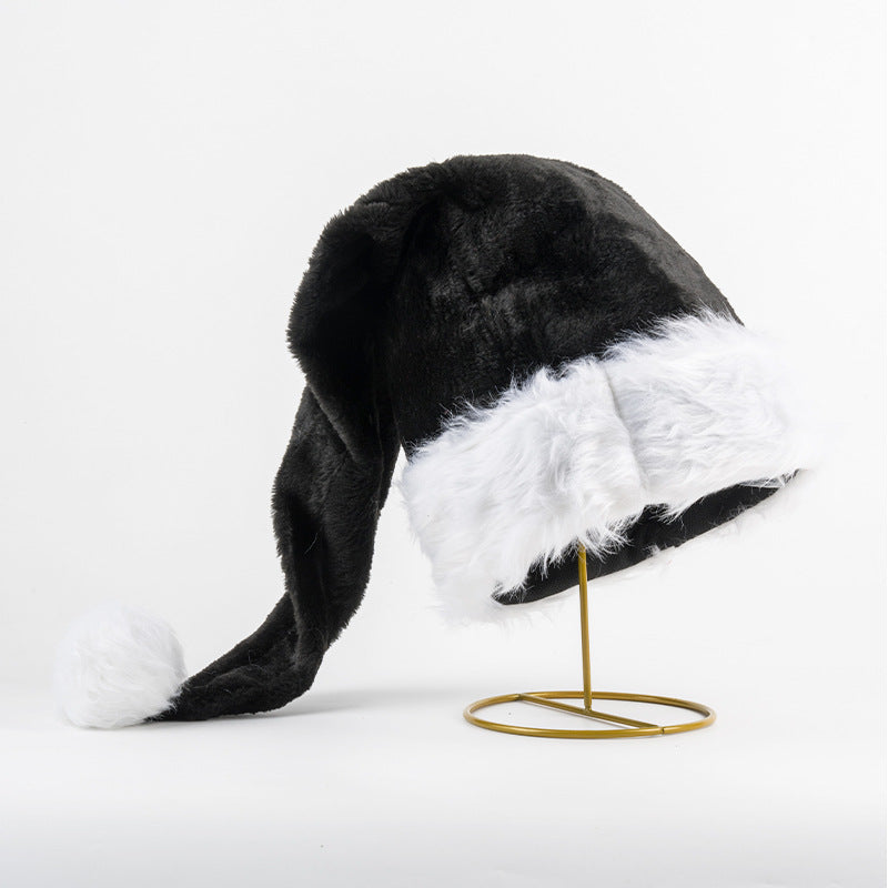 Bright Christmas hat with plush trim