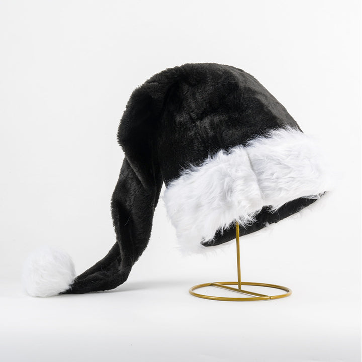 Bright Christmas hat with plush trim