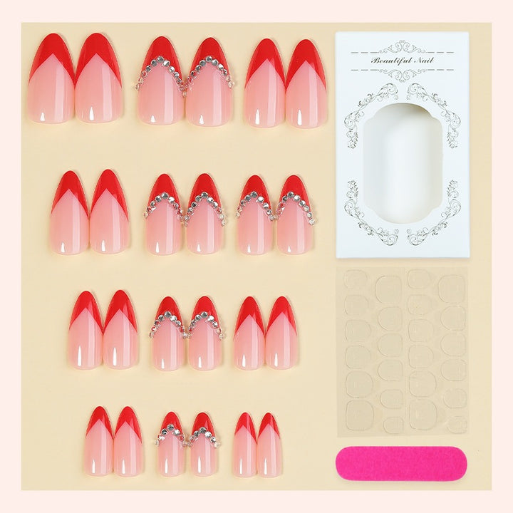 Artificial nail set with decorative accents Kalsten