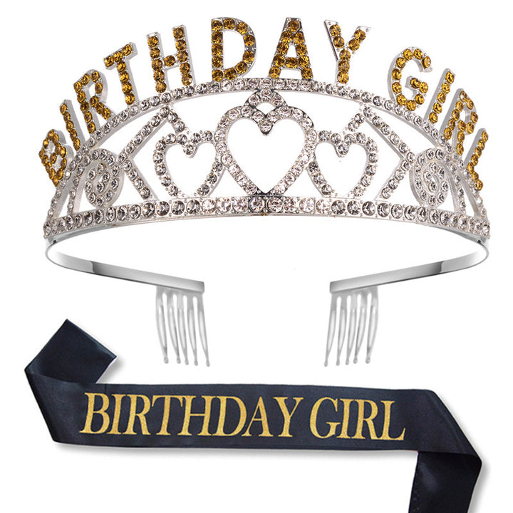 Ladies Glittering Birthday Crown Kalsten