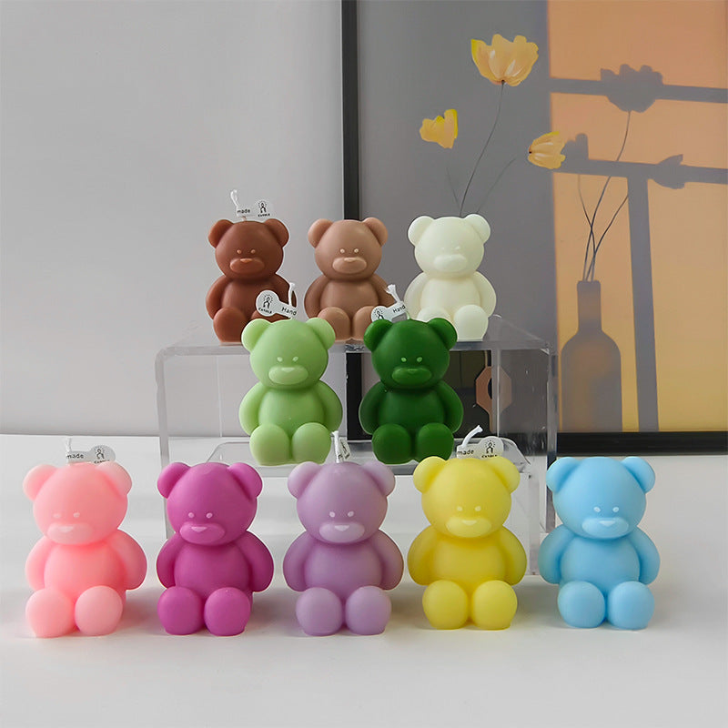 Teddy Bear Shaped Candle