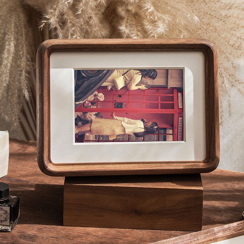 Premium Wooden Tabletop Photo Frame for Display