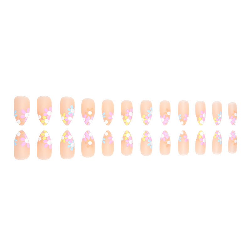 Floral Design Press-On Nail Set Kalsten