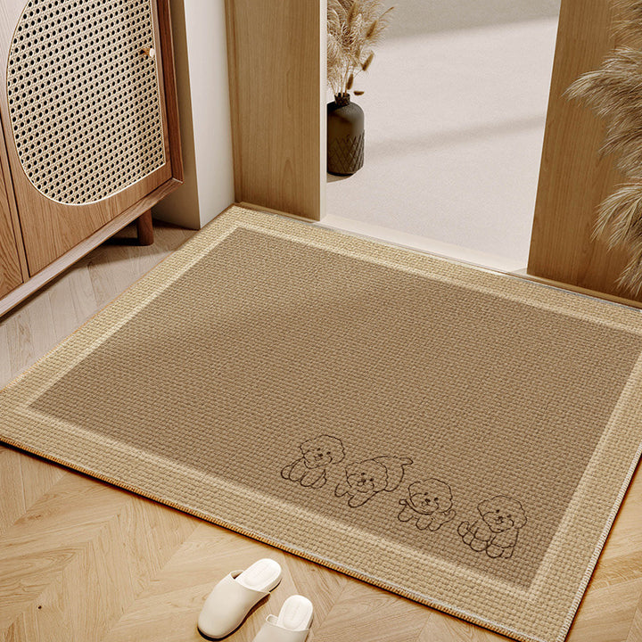 Decorative Cat-Themed Entryway Mat