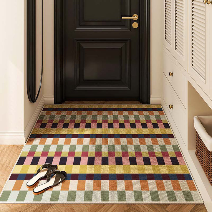 Geometric Patterned Entrance Mat
