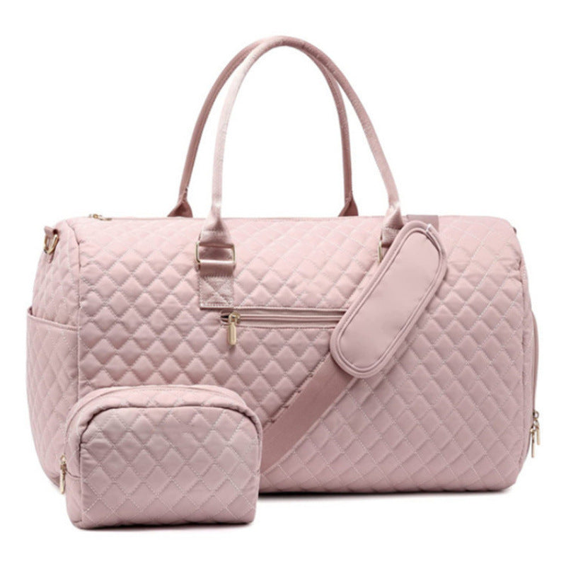 Fashionable and Luxurious Travel Bag with Removable Cosmetic Bag Kalsten