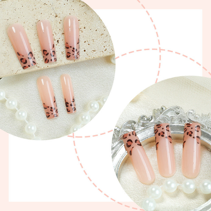 Stylish Leopard Print Press-On Nail Set Kalsten
