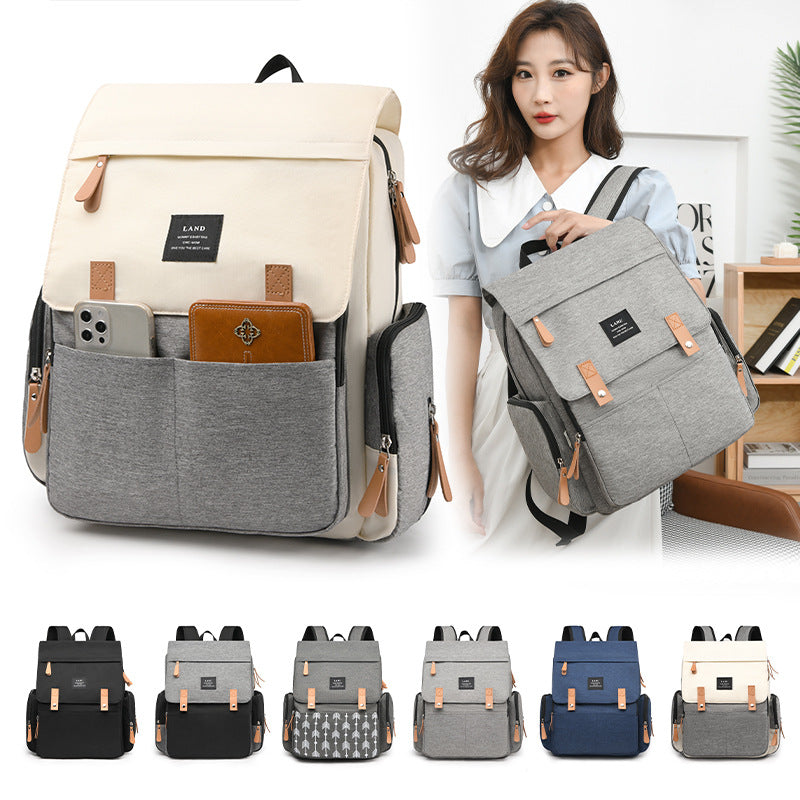 Multi-Pocket Canvas Backpack Kalsten
