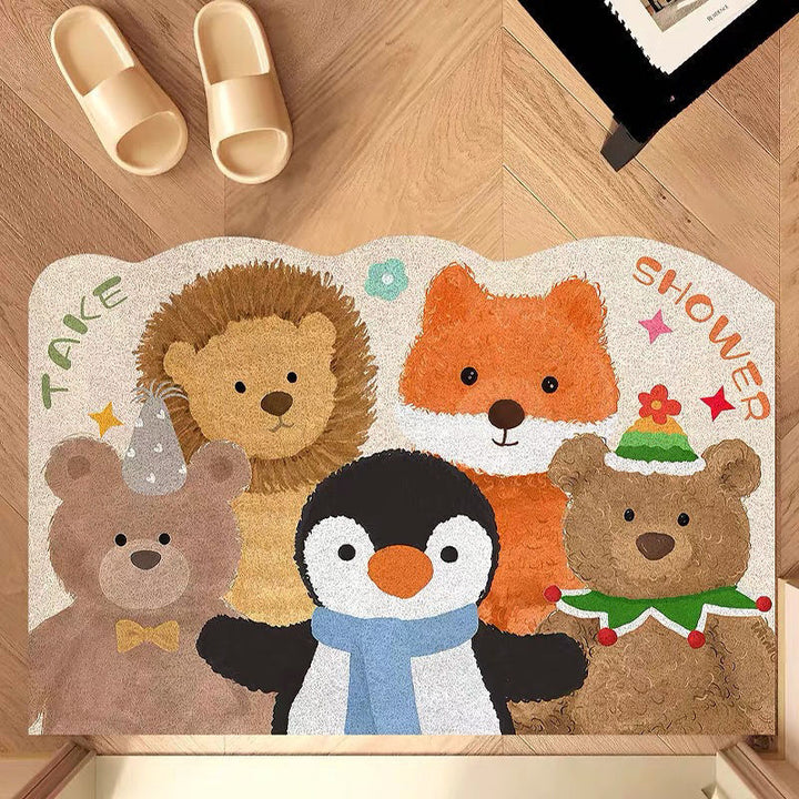 Fun Cartoon-Themed Welcome Mat Kalsten