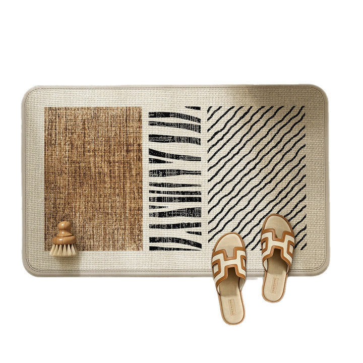 Modern Textured Bathroom Mat