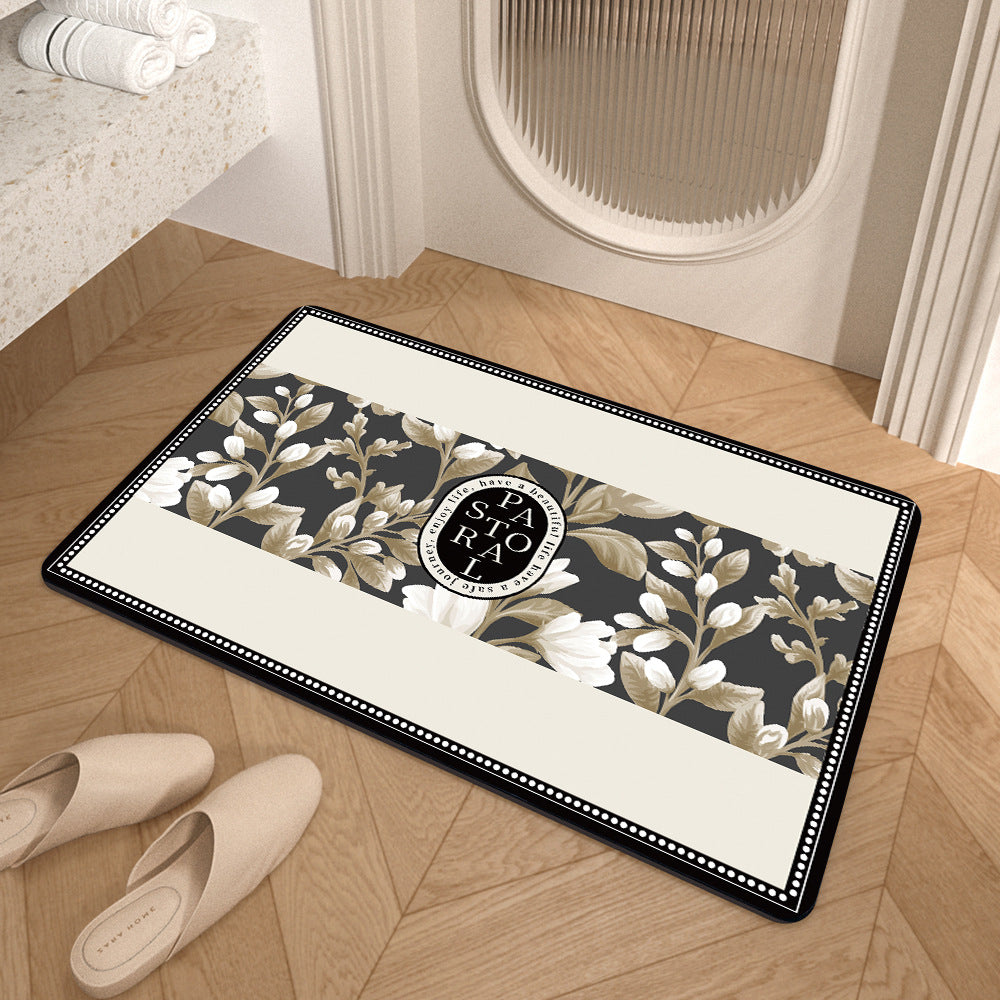 Decorative Motivational Bath Mat Kalsten