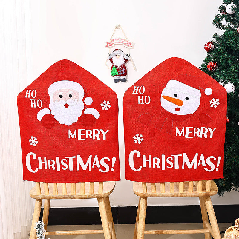 Festive chair covers with Christmas motif Kalsten