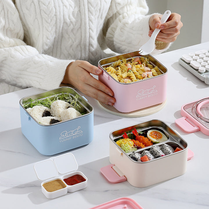 Portable Multi-Compartment Lunch Carrier