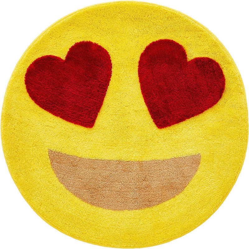 Smile Face Decorative Bath Mat