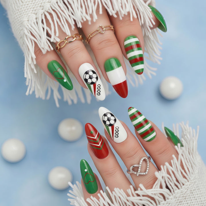 Sporty Football Art Nails Kalsten