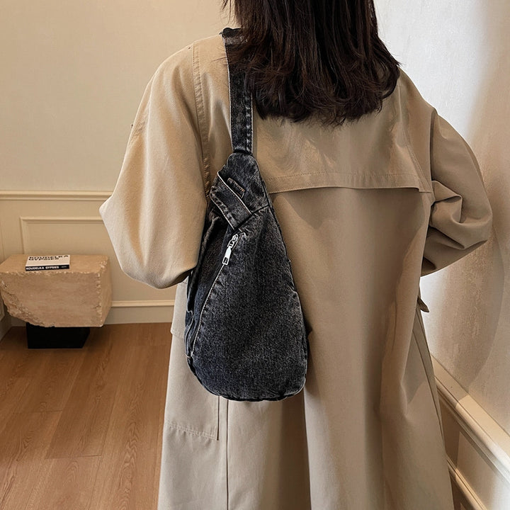 Casual Denim Sling Bag Kalsten