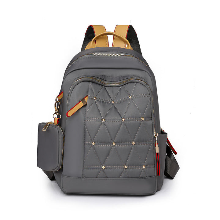 Stylish Quilted Multi-Pocket Backpack