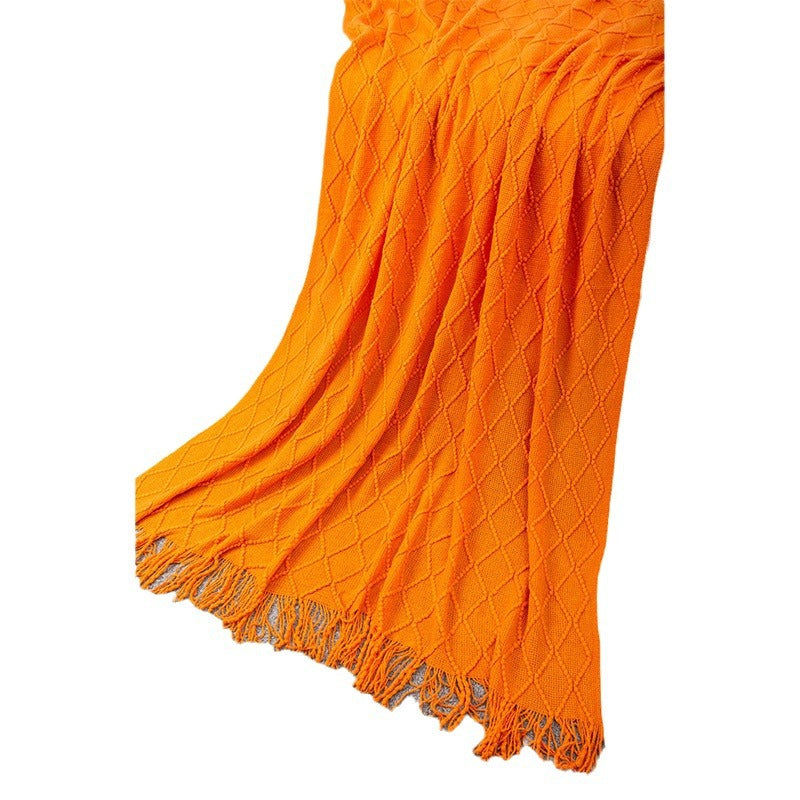 Woven Textured Throw Blanket