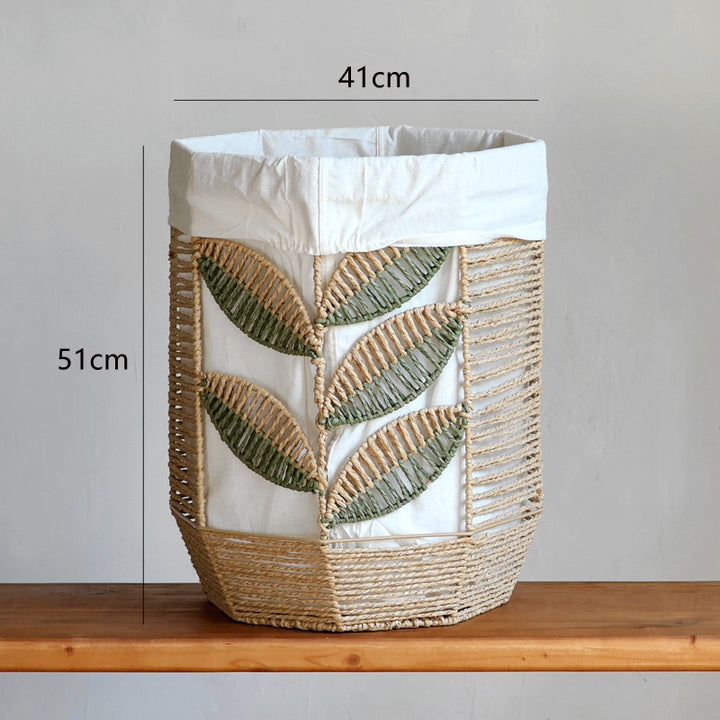 Storage basket with plant design Kalsten