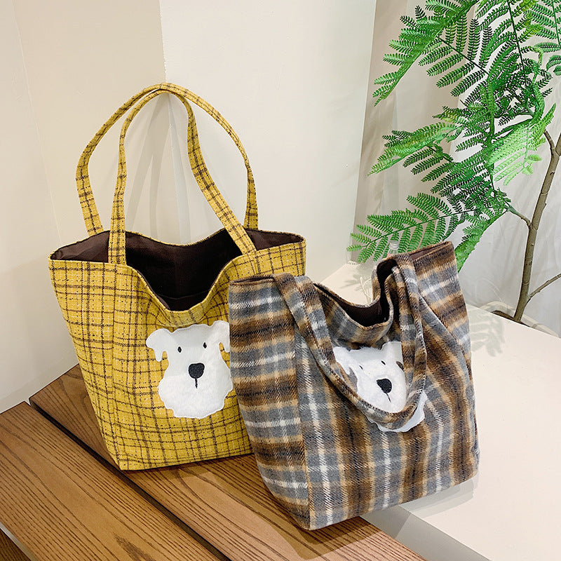 Playful Patterned Tote Bag