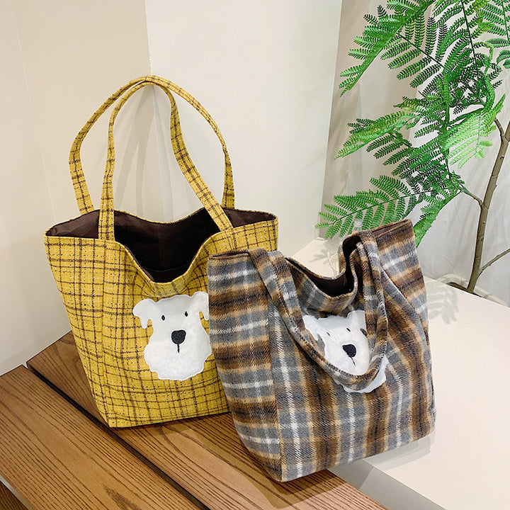 Playful Patterned Tote Bag