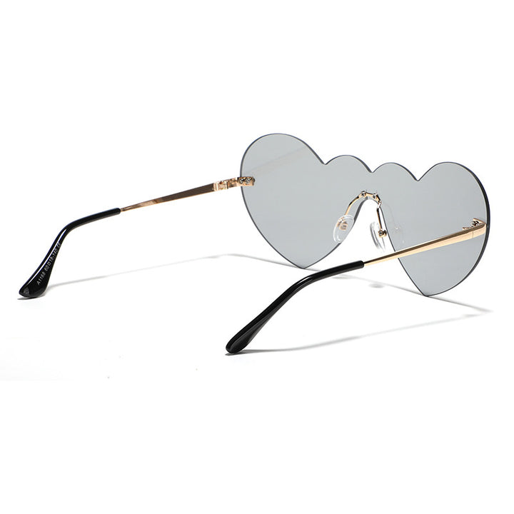 Ladies extravagant heart sunglasses with protective lenses Kalsten