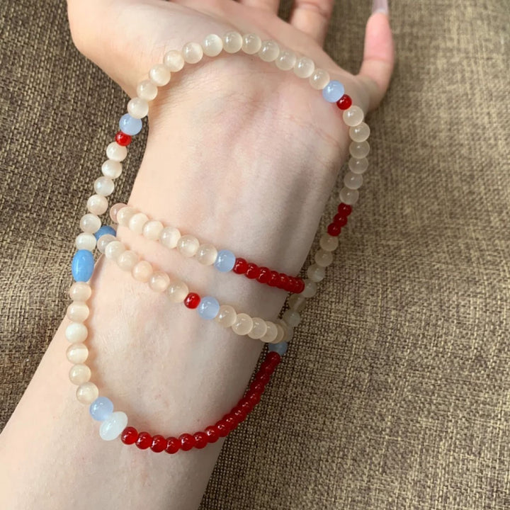 Handmade Gemstone Stretch Bracelet Kalsten