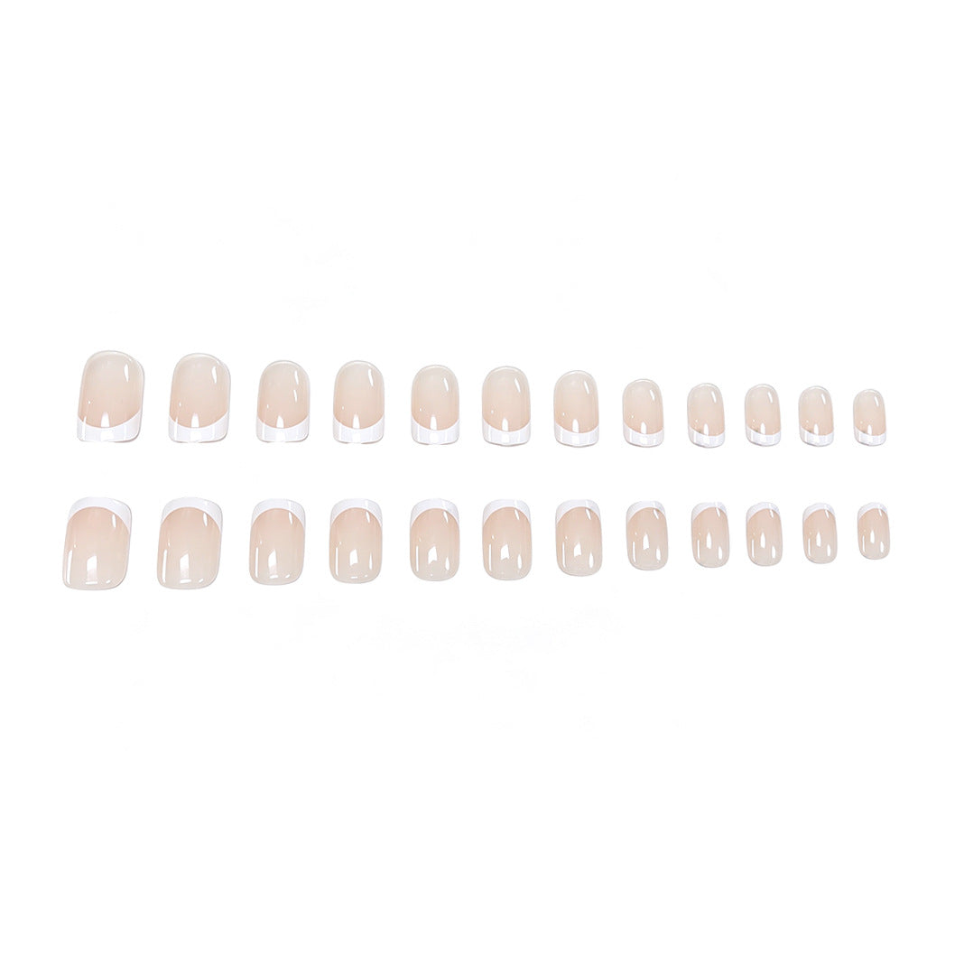 French Tip Acrylic Nail Enhancements Kalsten