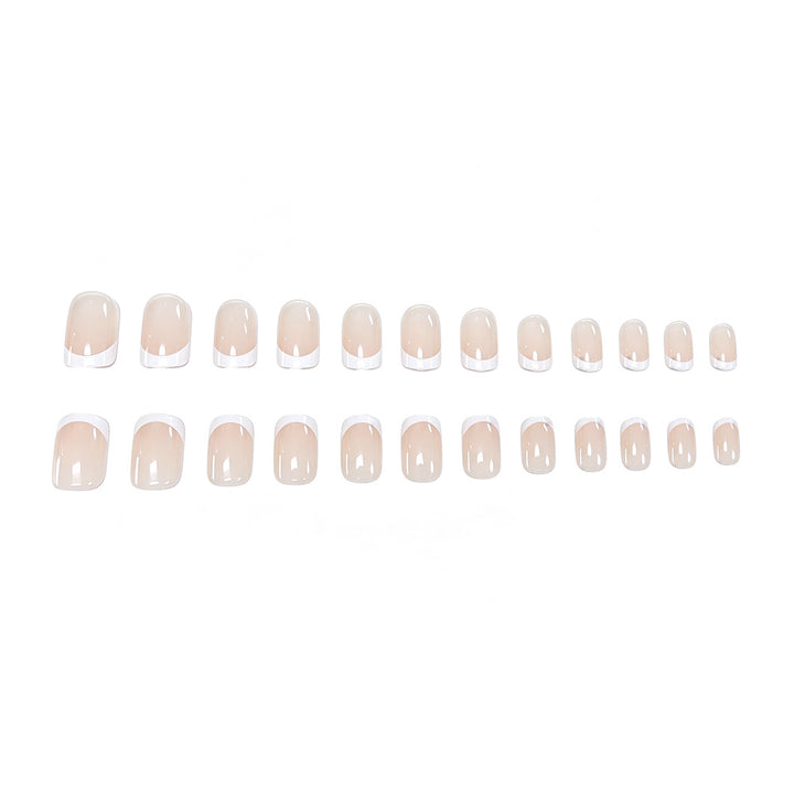 French Tip Acrylic Nail Enhancements Kalsten