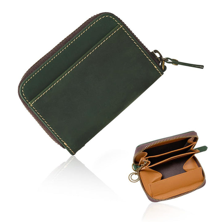 Zippered Leather Wallet Organizer Kalsten