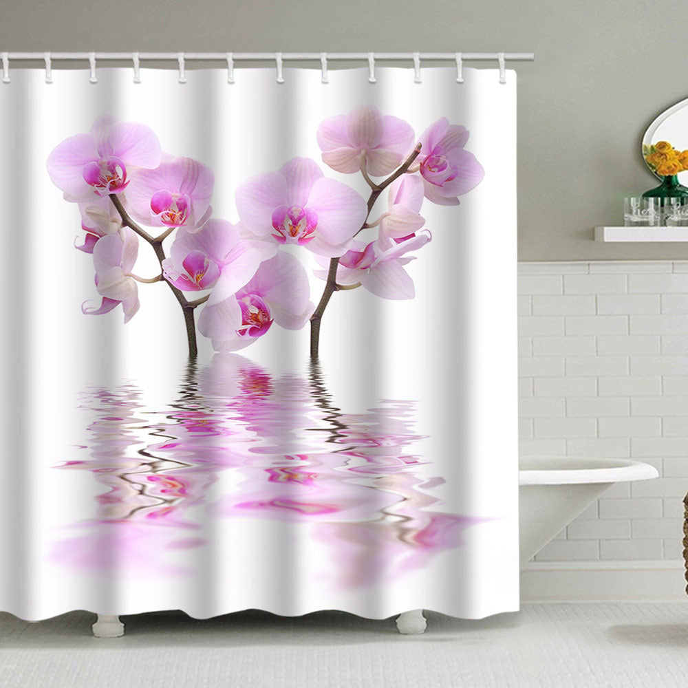 Artistic Floral Shower Curtain Kalsten