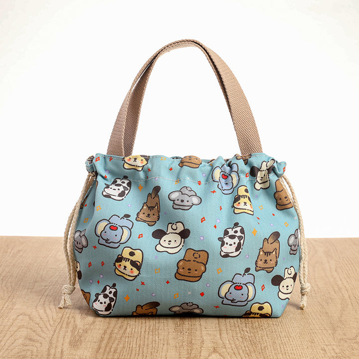 Drawstring Cat-Themed Storage Bag Kalsten