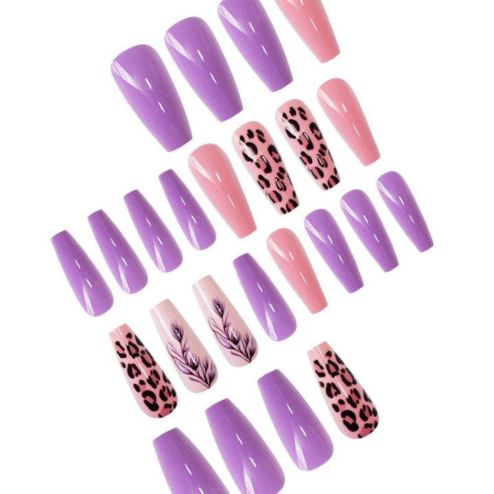 Stylish Patterned Press-On Nail Set Kalsten
