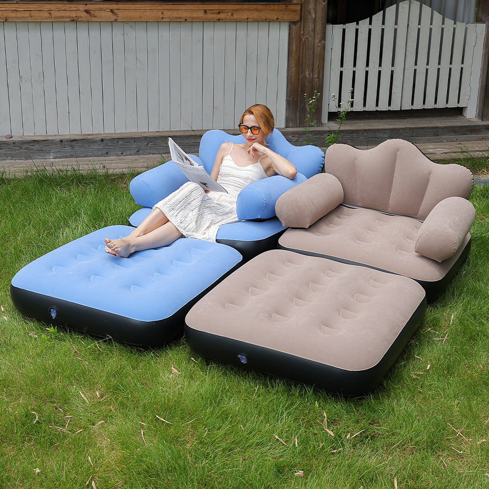 Women Inflatable Relax Lounge with Ergonomic Neck and Back Support Kalsten
