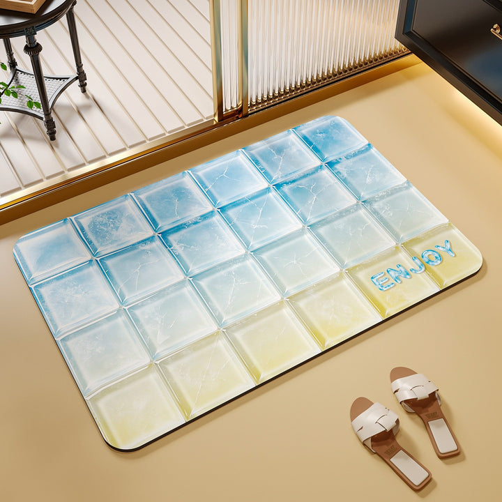 Decorative Waterproof Bathroom Mat Kalsten