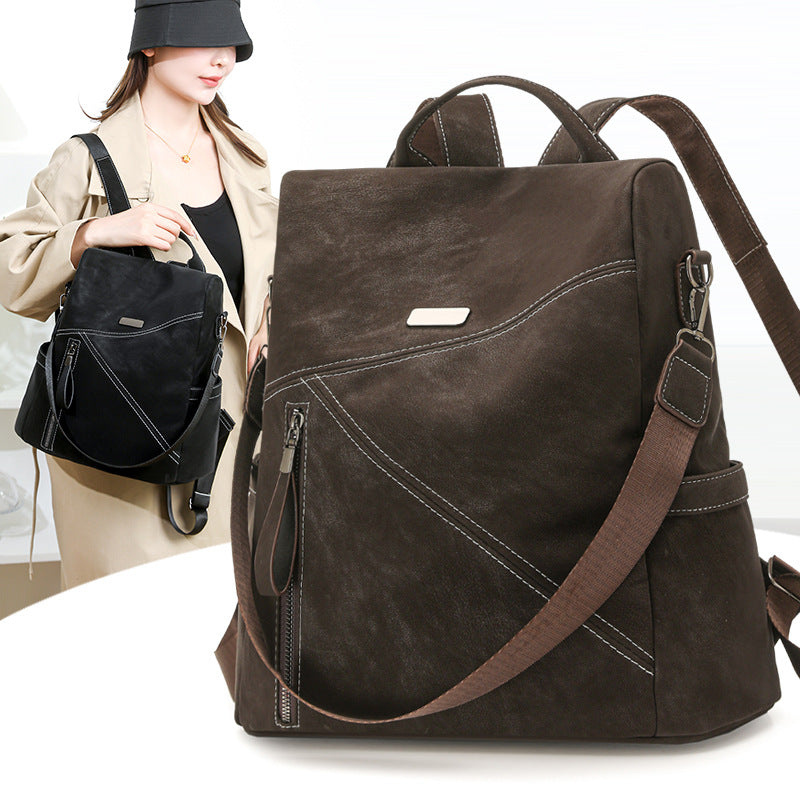 Multi-Functional Leather Backpack Kalsten