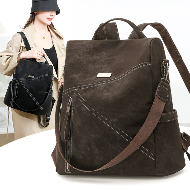 Multi-Functional Leather Backpack Kalsten