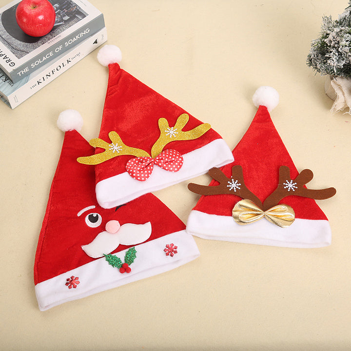 Festive Santa Hat with Reindeer Ears Kalsten