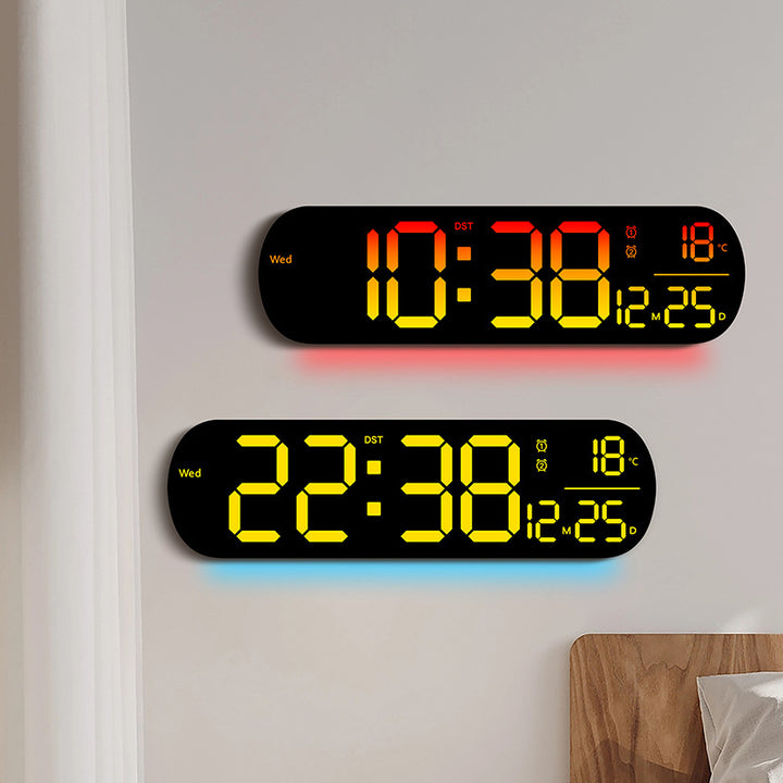 Digital LED Alarm Clock with Multifunctional Display Kalsten