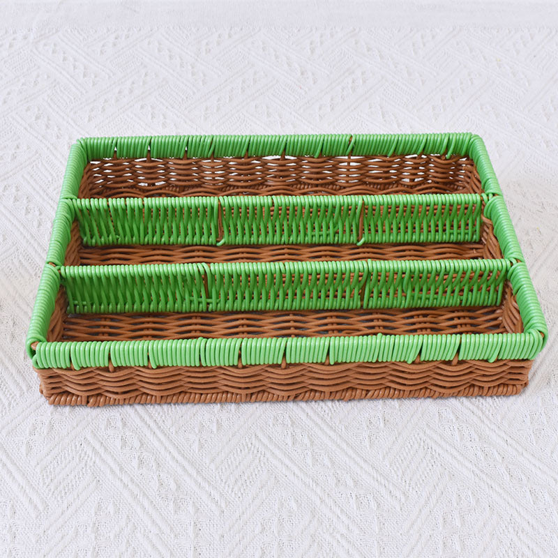 Multi-Tiered Woven Storage Tray Kalsten